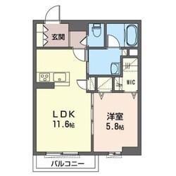 ｊｅｓｍａｉｓｏｎ（田中島町）の物件間取画像